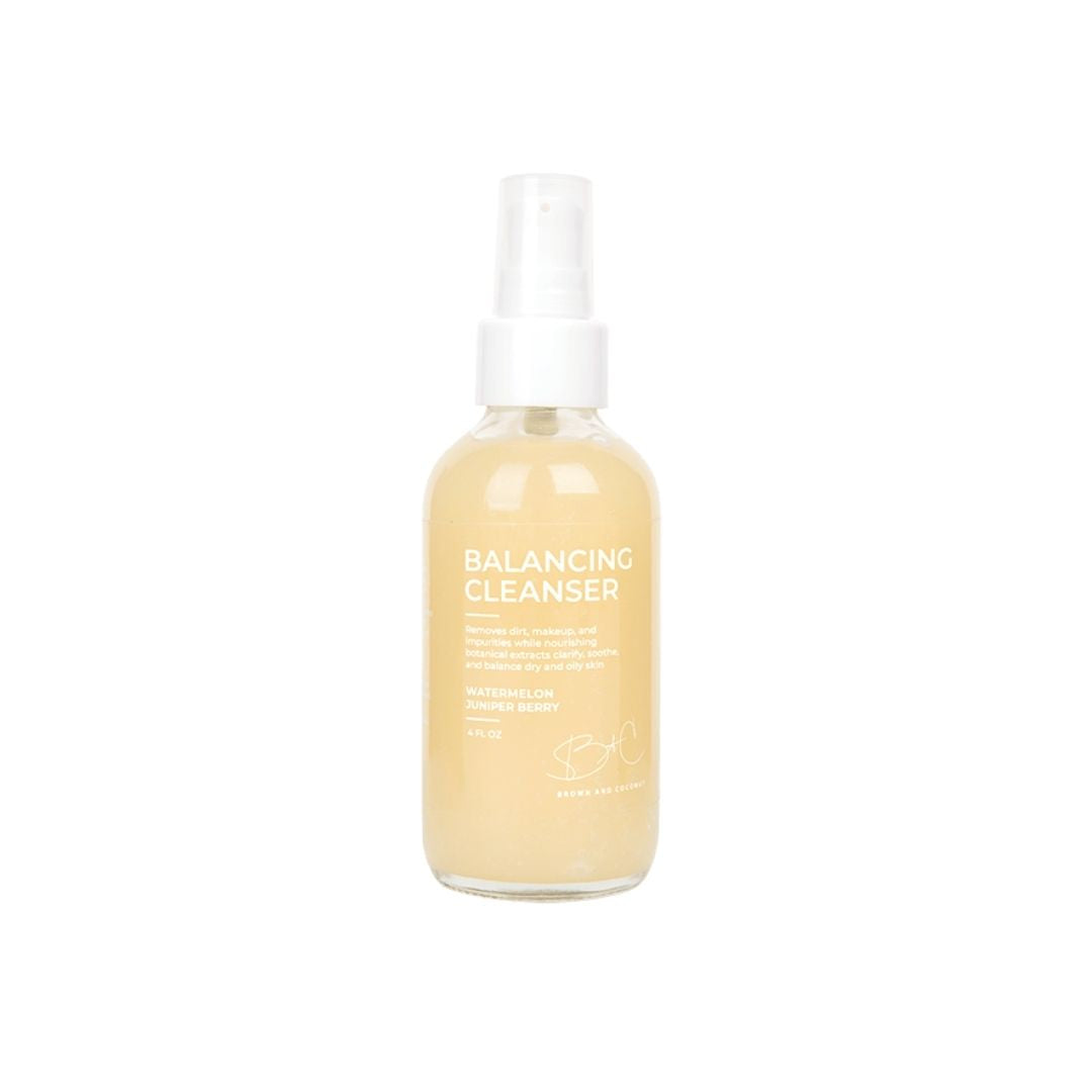 Brown and Coconut Balancing Face Cleanser