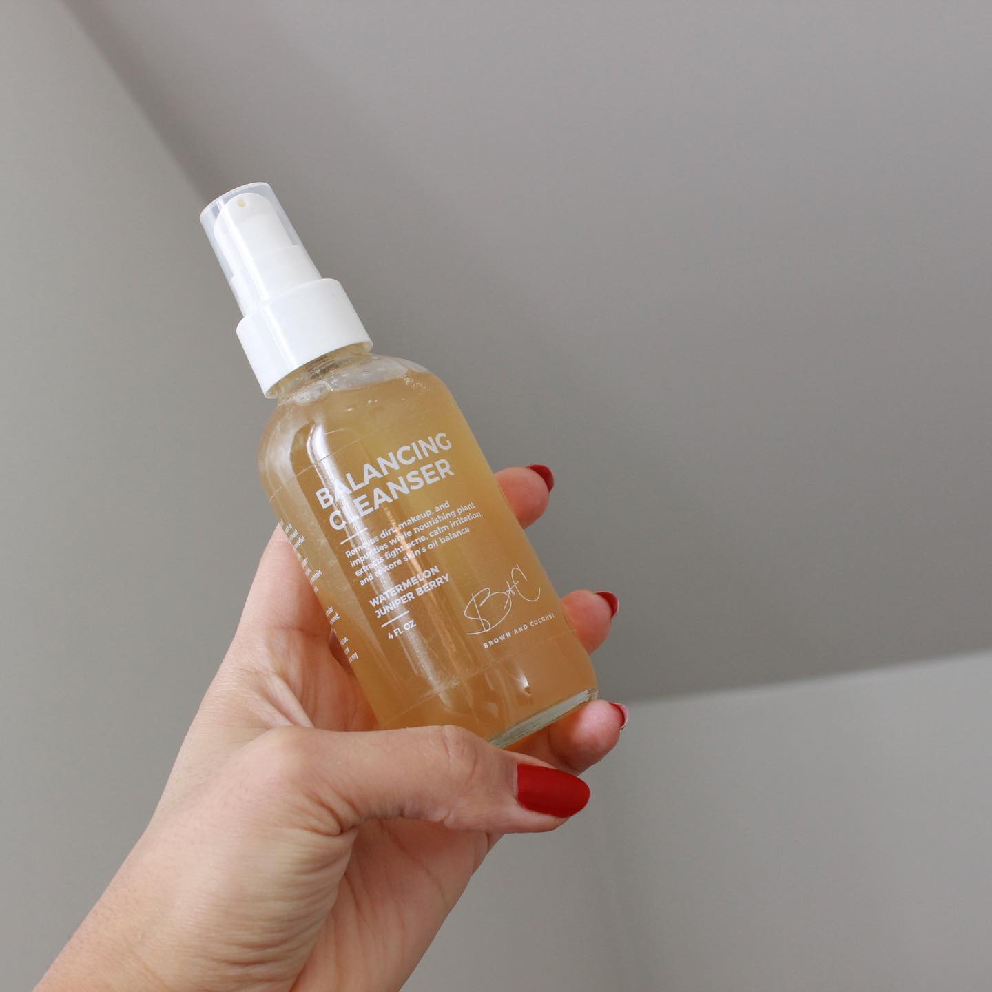 Brown and Coconut Balancing Skincare Cleanser