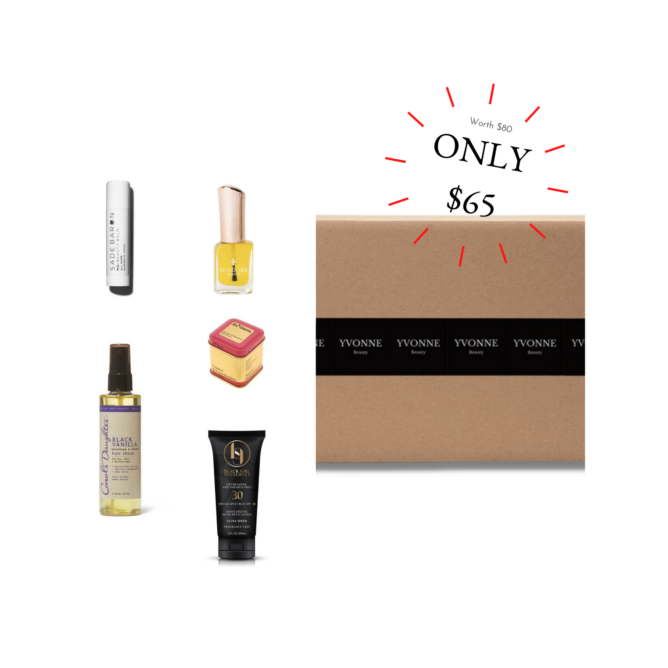 Black-owned Beauty Gift Set Box