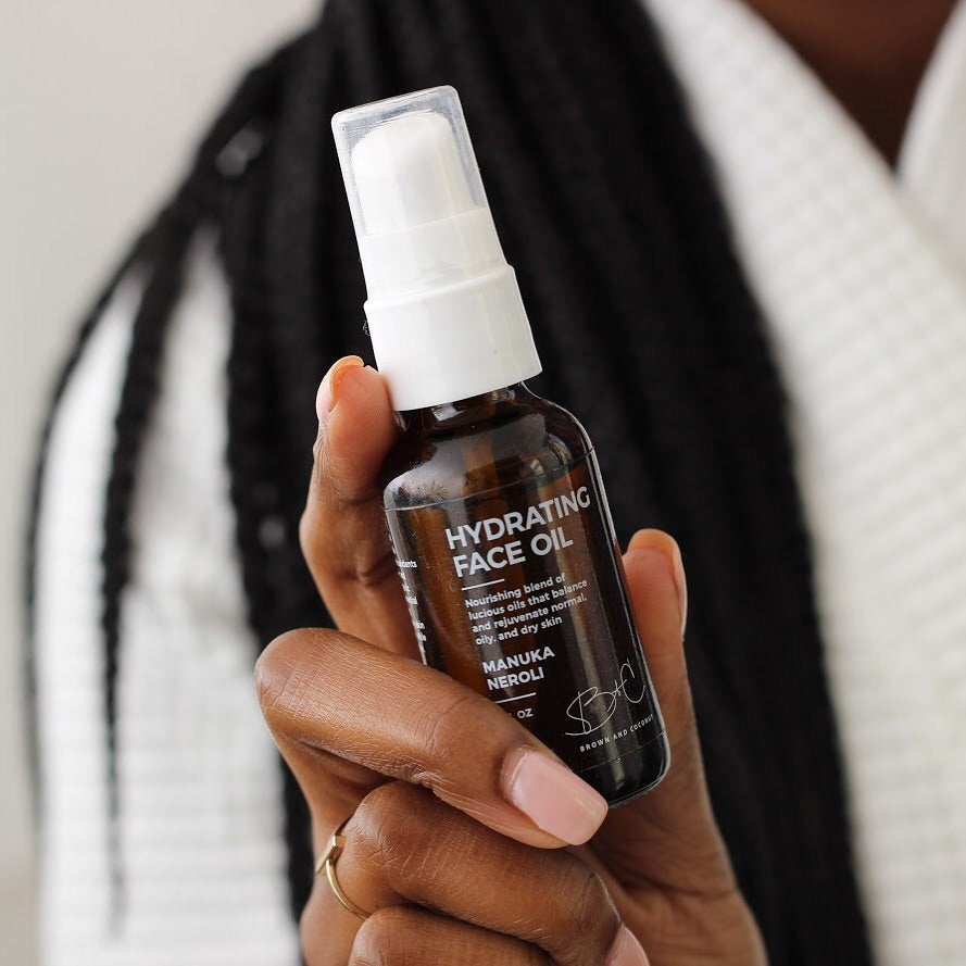 Brown and Coconut Hydrating Face Oil