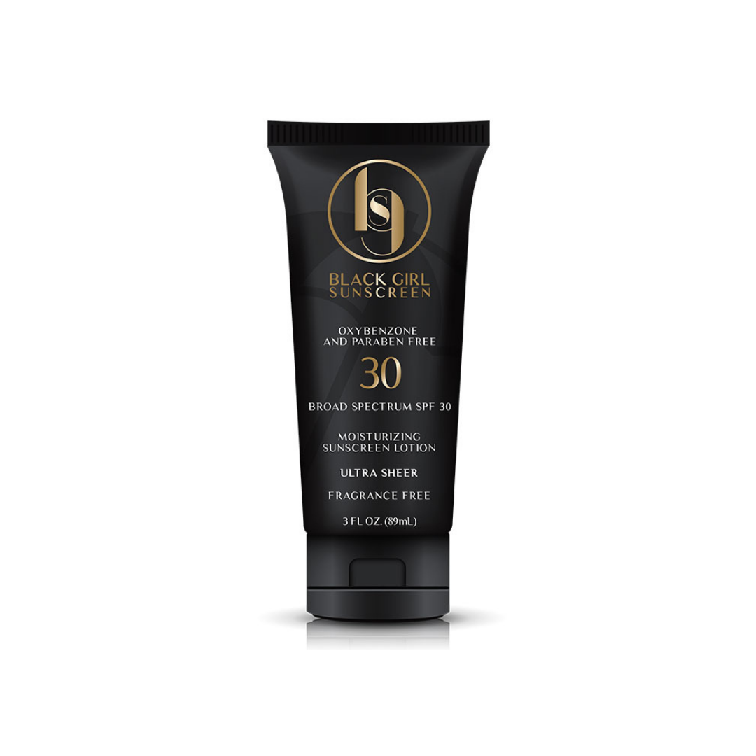 Black Girl Sunscreen SPF 30 No White cast Sunscreen for black women