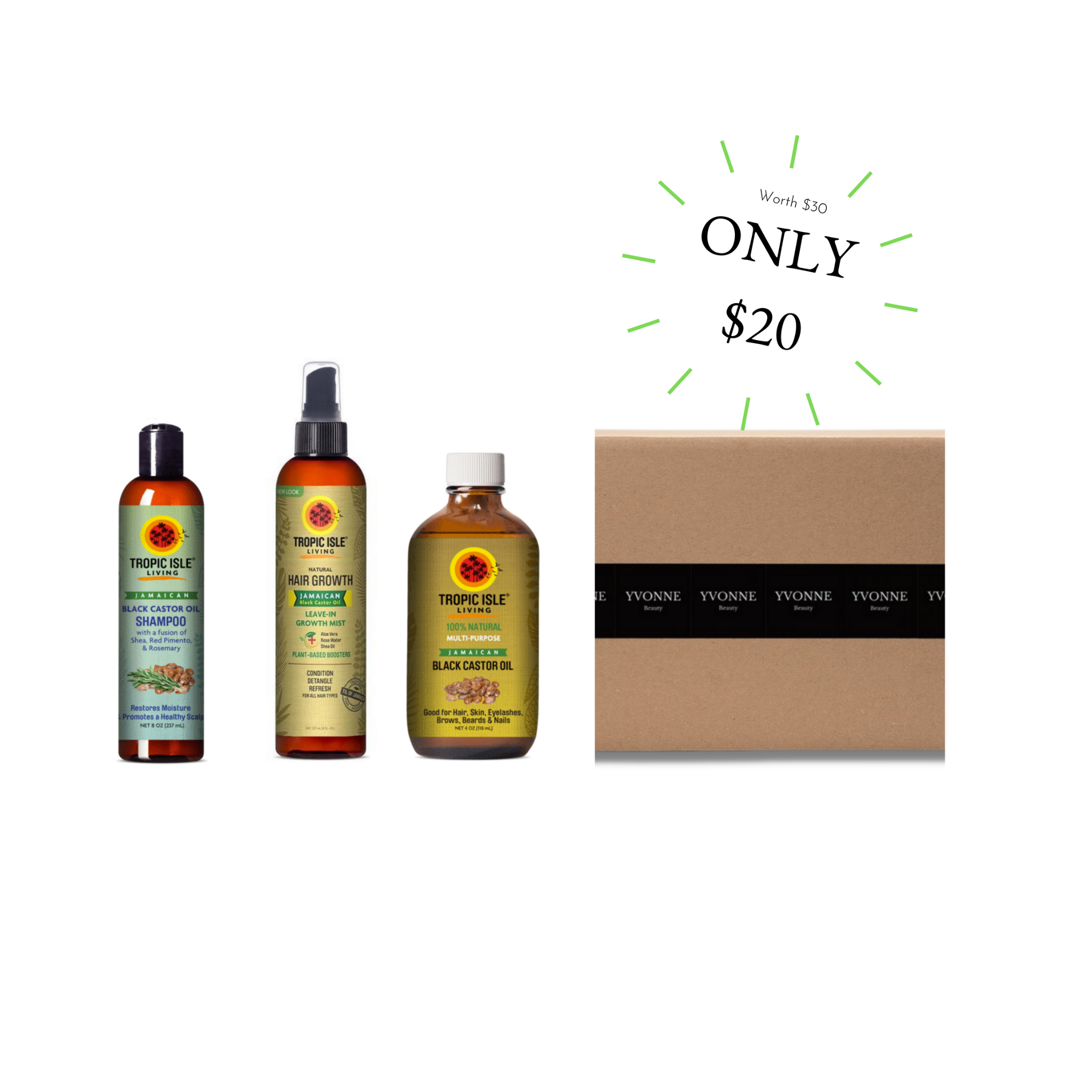 Jamaican Black Castor Oil - Starter Set